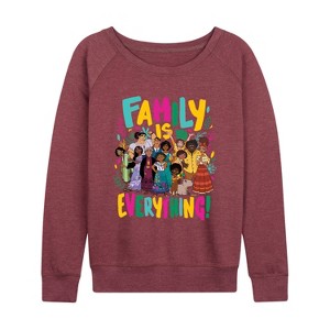 Women's - Encanto -  Lightweight French Terry Wide Neck Long Sleeve Shirt - 1 of 4