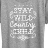 Women's - Instant Message - Stay Wild Country Child Short Sleeve Graphic T-Shirt - 2 of 4