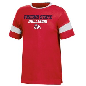 NCAA Fresno State Bulldogs Girls' Knot T-Shirt - 1 of 3