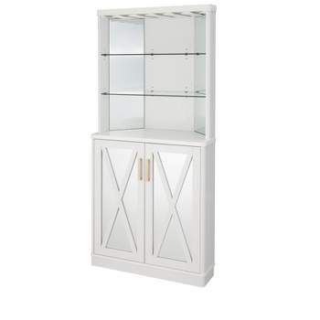 Classic Minibar Cabinet (Moonshine White Finish) – StudioKook