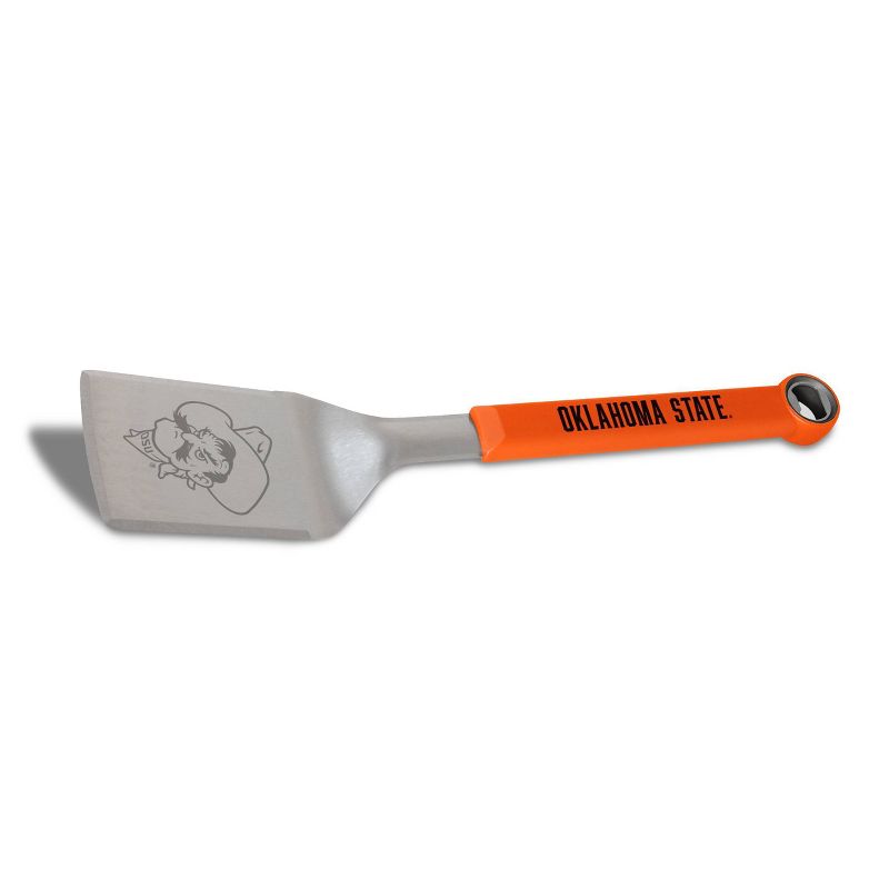 NCAA Oklahoma State Cowboys Stainless Steel BBQ Spatula with Bottle Opener, 2 of 5