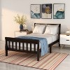 Twin Size Platform Bed Frame with Headboard, Wood Twin Platform Bed Frame for Bedroom - 2 of 4