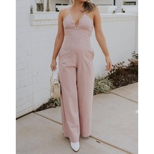 Women's Aleah Sleeveless Jumpsuit - C'isa - 1 of 4