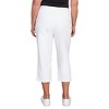 Alfred Dunner Womens Denim Fringe Capri Pant - 2 of 4