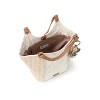 SAKROOTS Women's Artist Circle Mini Shopper, White Flower Blossom - 3 of 4