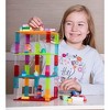 Strictly Briks Classic Stackable Baseplates, Building Bricks, Red, Green, Blue & Yellow, 4 Base Plates & 30 Stackers, 6x6 Inches - 2 of 4