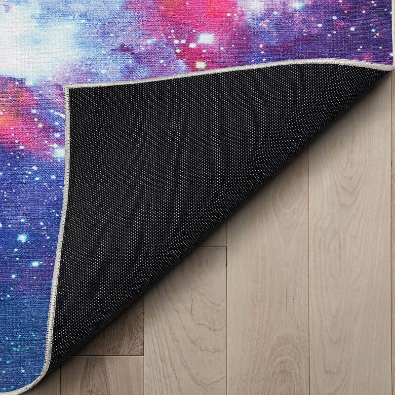 Well Woven Apollo Flat Weave Celestial Space Helix Multicolor Area Rug, 6 of 10