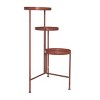 Transpac Metal 30 in. Red Spring KD Folding Plant Stand - 2 of 4