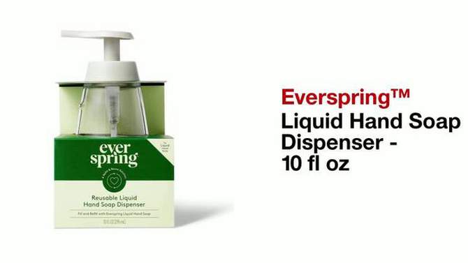 Liquid Hand Soap Dispenser - 10 fl oz - Everspring&#8482;, 2 of 6, play video