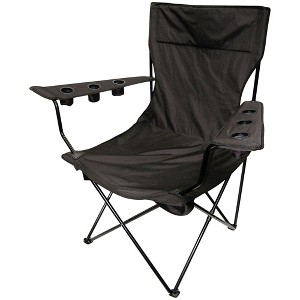 HOMLUX Oversized Camping Chair, 450lbs Support, Cooler, Cup Holders & Padded Seat - 1 of 4