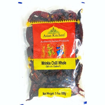 Rani Brand Authentic Indian Foods | Asian Kitchen Wrinkled Chilies (Mirch Sabut)