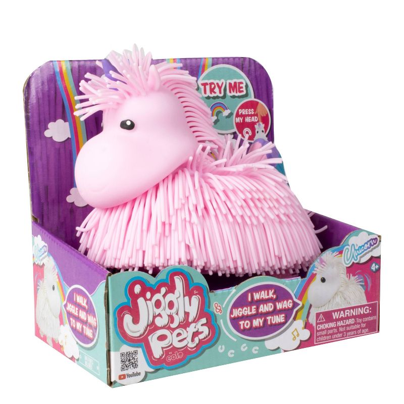 Eolo Jiggly Pets Pink Unicorn, 2 of 9