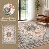 Abynow Medallion Distressed Persian Indoor Area Rug - 2 of 4