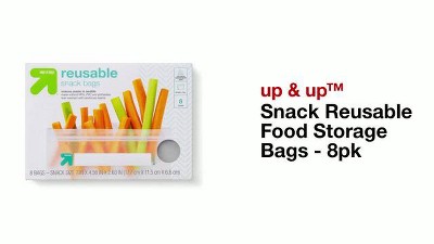 Snack Reusable Food Storage Bags - 8pk - Up & Up™ : Target