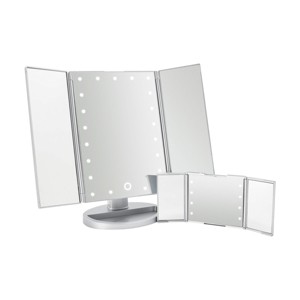 Impressions Vanity Touch & Go Trifold Makeup Mirror Bundle - 1 of 4