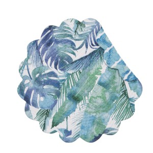 C&F Home Palazzo Round Placemat, Set of 6, 17" - 1 of 4