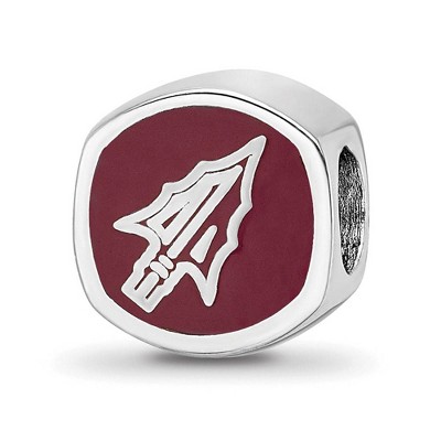 Black Bow Jewelry Sterling Silver Florida State Seminoles NCAA Bead Charm
