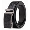 Braveman | Men's Genuine Leather Crocodile Design Dress Belt with Automatic Buckle - 2 of 2