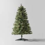 4.5' Pre-lit Virginia Pine Artificial Christmas Tree Clear Lights - Wondershop™