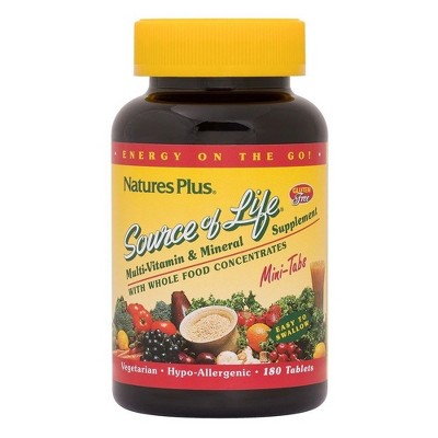 Source Of Life Mini Tabs by Nature's Plus  -  180 Tablet