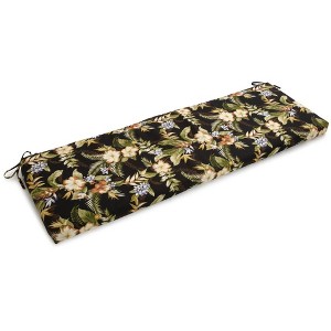 Blazing Needles, 60-inch by 19-inch Patterned Outdoor Spun Polyester Bench Cushion - 1 of 1