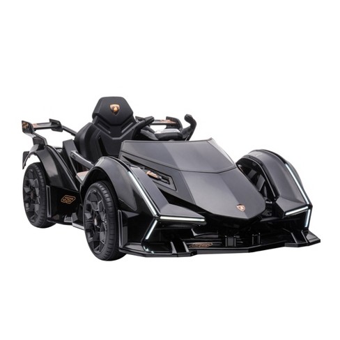 Black for sale online 12V Kids Electric Bluetooth Ride On Car with Remote Control 