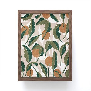 Marta Barragan Camarasa Simple tropical nature T Framed Mini Art Print - Society6 - 1 of 3