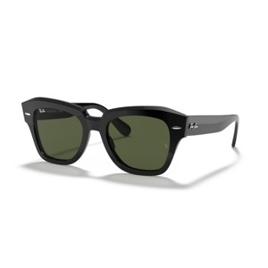 Ray-Ban RB2186 49mm Adult Square Sunglasses Green Lens - 1 of 4