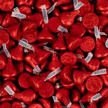 Red Hershey's Kisses Candy Milk Chocolates