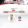 Unique Bargains 2BA Thread Aluminum Dart Shafts with Rubber Rings for Steel Tip 12 Pcs - 2 of 4