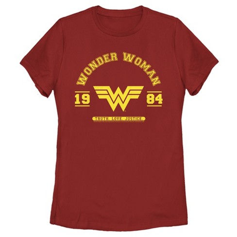 Women's Wonder Woman 1984 WW Collegiate T-Shirt - image 1 of 4