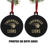 Lindenwood University Lions Logo Aluminum Holiday Christmas Tree Ornament - 2 of 4