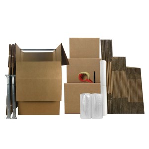 UBMOVE 4 Room Wardrobe Kit 45 Packing Boxes & Packing Supplies - 1 of 4
