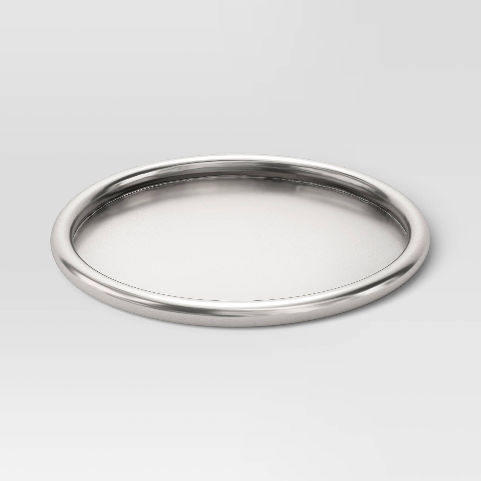 Silver Round Tray - Threshold™