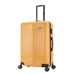 DUKAP STRATOS Lightweight Hardside Large Checked Spinner Suitcase
