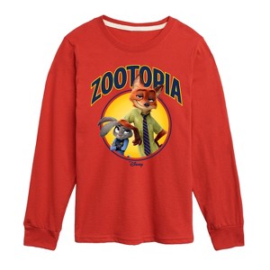 Boys' - Disney - Hopps & Wilde Long Sleeve Graphic T-Shirt - 1 of 4
