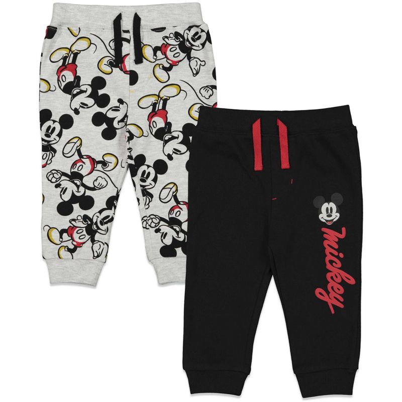 Disney Lion King,Mickey Mouse,Minnie Mouse,Pixar Cars Zazu Pumbaa Timon Baby 2 Pack Pants Newborn to Infant, 1 of 8