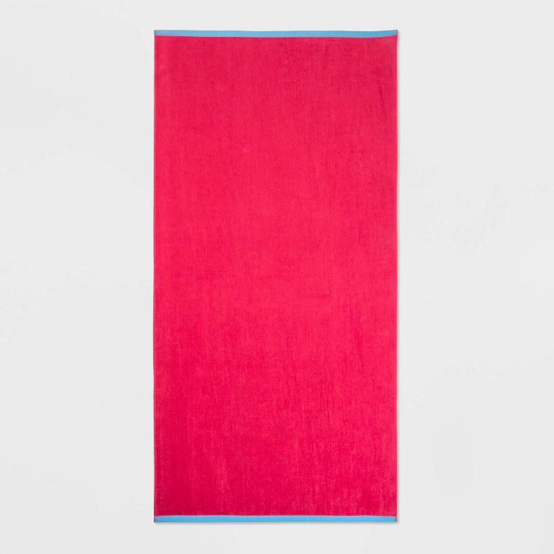 WOW Reversible Beach Towel Red - Sun Squad&#8482;, 1 of 5