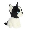 Aurora Small Harvard Boston Terrier Petites Expressive Stuffed Animal White 7" - image 3 of 4