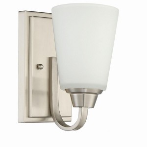 Craftmade Lighting Grace 1 - Light Vanity in  Brushed Polished Nickel - 1 of 1