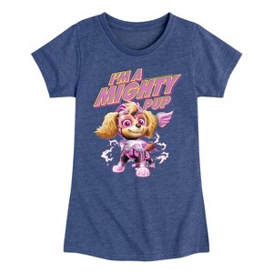 Girls' - Paw Patrol - Skye Mighty Pup Fitted Short Sleeve Graphic T-Shirt - 1 of 4