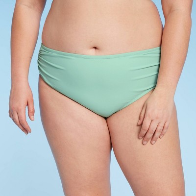 Women's Plus Size Bikini Bottom - Kona Sol™ Mint 14W