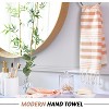 Folkulture Hand Towels Set of 2 (16 x 30) Orange Boho Decorative Hand Towel for Home Decor with Hanging Loop | 100% Cotton Turkish Hand Towels Set - 2 of 4
