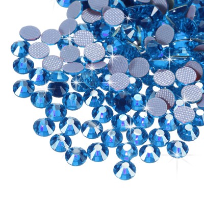 Unique Bargains DIY Hotfix Rhinestones Flatback Crystal Glass Gems 1440 Pcs