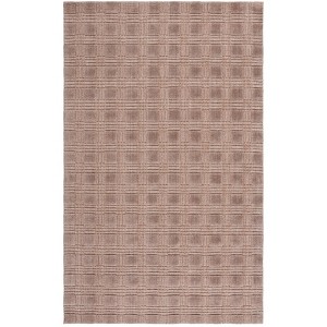 Genre GRE901 Hand Loomed Indoor Accent Rug - Brown - 3'x5' - Safavieh - 1 of 4