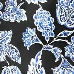 black blue paisley