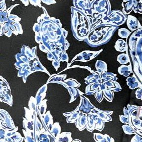 black blue paisley