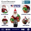 Wholesome Santa the Vegetable Farmer Glass Christmas Ornament, Farm Style| OrnamentallyYou - 3 of 4