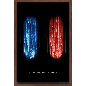 Trends International The Matrix: Resurrections - Is Anyone Really Free Framed Wall Poster Prints - 1 of 4
