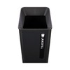Rubbermaid Commercial Sustain Decorative Refuse with Recycling Lid, 23 gal, Metal/Plastic, Black - 3 of 4
